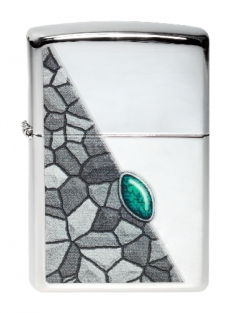 Zippo Turquoise Pattern